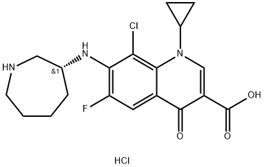 Besifloxacin Impurity F HCl Struktur