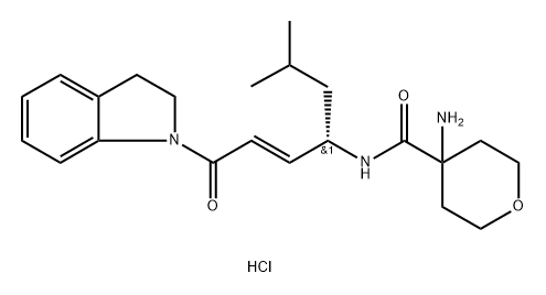 GSK2793660 HCl 化学構造式
