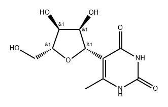 化合物 6-METHYLPSEUDOURIDINE 结构式