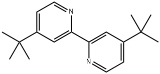 4,4'-双(1,1-二甲基乙基)-2,2'-联吡啶 结构式