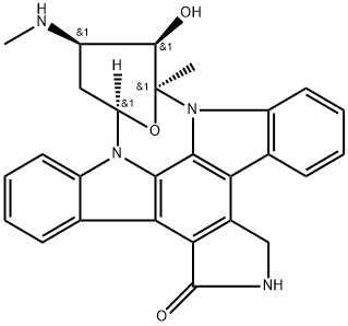 3-去甲氧基-3-羟基星孢菌素, 161743-35-7, 结构式