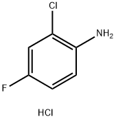 2-Chloro-4-fluoroaniline hydrochloride 结构式