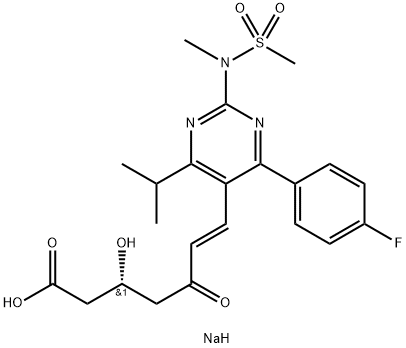 瑞舒伐他汀EP杂质C 结构式