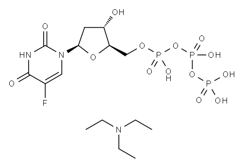 5-Fluoro-2'-deoxyuridine-5'-triphosphate (triethylammonium salt form) 结构式
