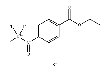 Potassium 4-ethoxycarbonylbenzoyltrifluoroborate Structure