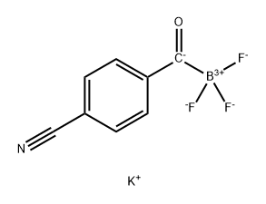 Potassium 4-cyanobenzoyltrifluoroborate Structure