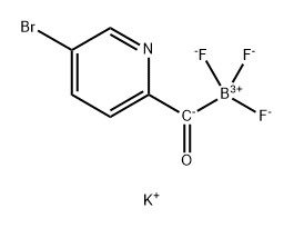 Potassium 5-bromo-2-isonicotinoyltrifluoroborate Struktur
