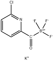 Potassium 6-chloro-2-isonicotinoyltrifluoroborate Struktur