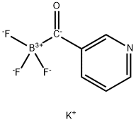Potassium nicotinoyltrifluoroborate Struktur