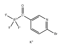 Potassium 6-bromonicotinoyltrifluoroborate Struktur