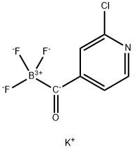 Potassium 2-Chloroisonicotinoyltrifluoroborate Struktur
