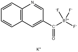 Potassium 3-quinolinoyltrifluoroborate Struktur