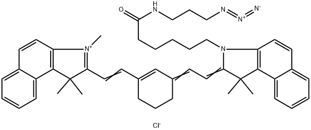 Cy7.5-叠氮, 1628790-36-2, 结构式