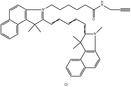 Cy5.5 alkyne Struktur