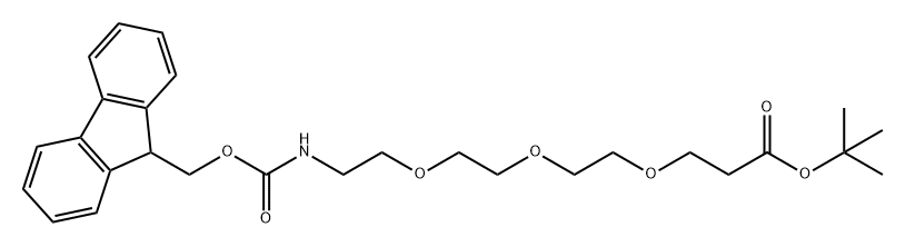 N-芴甲氧羰基-三聚乙二醇-叔丁酯,1630032-08-4,结构式