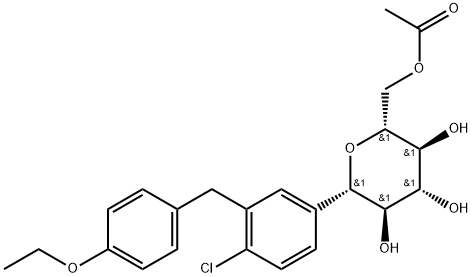 达格列净杂质A,1632287-34-3,结构式
