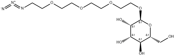 Azido-PEG4-alpha-D- mannose Structure