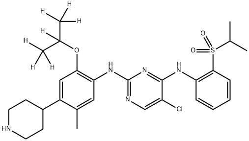 色瑞替你-D7, 1632484-77-5, 结构式