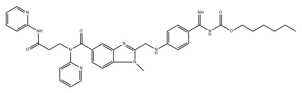 达比加群杂质 结构式