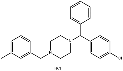 mecilizine hydrochloride Structure