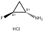 (1S,2S)-2-fluorocyclopropan-1-aminehydrochloride 化学構造式