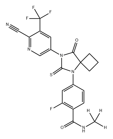 Apalutamide-d3 Structure