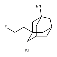 Tricyclo[3.3.1.13,7]decan-1-amine, 3-(2-fluoroethyl)-, hydrochloride (1:1),1639210-25-5,结构式