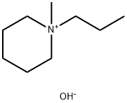 Piperidinium, 1-methyl-1-propyl-, hydroxide (1:1) Struktur