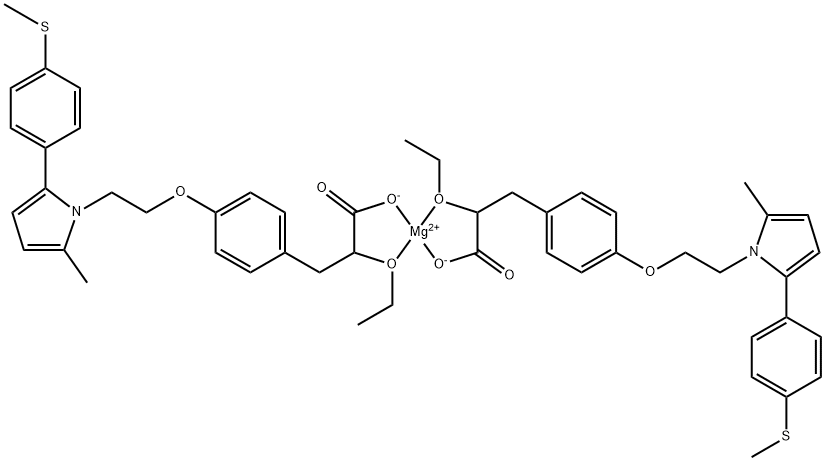 Saroglitazar (Magnesium) Structure