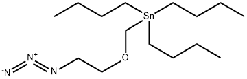 (2-叠氮基乙氧基)甲基]三丁基锡烷, 1639963-42-0, 结构式