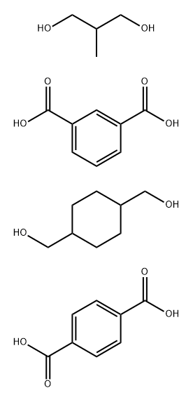 1,3-Benzenedicarboxylic acid, polymer with 1,4-benzenedicarboxylic acid, 1,4-cyclohexanedimethanol and 2-methyl-1,3-propanediol Structure