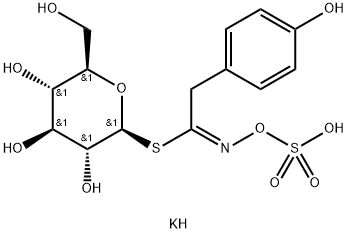 白芥子钾盐,16411-05-5,结构式
