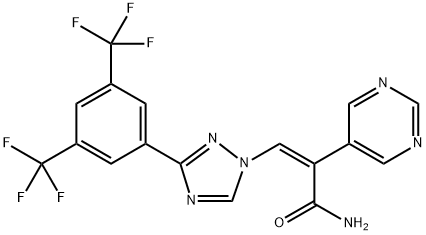 KPT-8602 (Z-isomer) 化学構造式