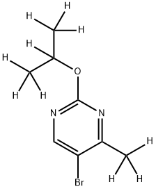 5-Bromo-[2-(iso-propoxy)-4-methyl-d10]-pyrimidine|