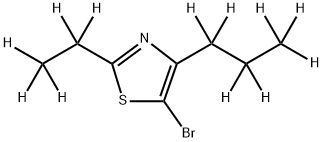 5-Bromo-[2-ethyl-4-(n-propyl)-d12]-thiazole Structure