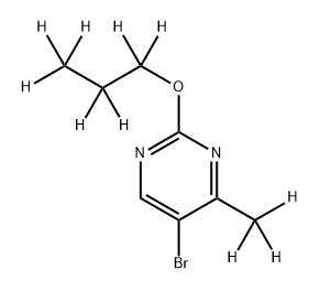 5-Bromo-[2-(n-propoxy)-4-methyl-d10]-pyrimidine|