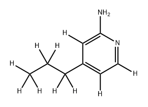 2-Amino-4-[(n-propyl)pyridine-d10] Structure