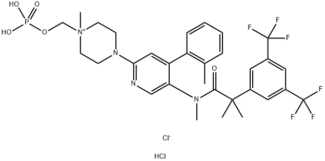 Fosnetupitant chloride hydrochloride Structure