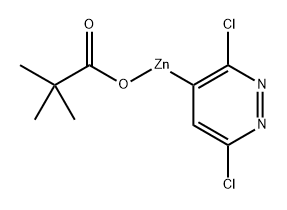 (3,6-Dichloropyridazin-4-yl)zinc pivalate (0.75 mmol/g) Structure