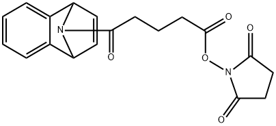 1,3-Etheno-2H-isoindole-2-pentanoic acid, 1,3-dihydro-δ-oxo-, 2,5-dioxo-1-pyrrolidinyl ester Struktur