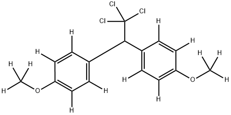 METHOXYCHLOR D14 (BIS(4-METHOXYPHENYL-D7)) Structure