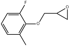 2-[(2-Fluoro-6-methylphenoxy)methyl]oxirane Structure