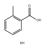 Benzoic acid, 2-methyl-, potassium salt (1:1) Structure