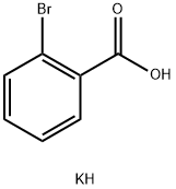 Benzoic acid, 2-bromo-, potassium salt (1:1) Structure