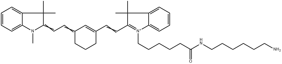 CYANINE 7 AMINE, 1650635-41-8, 结构式