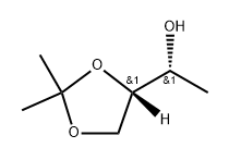 (R)-1-((S)-2,2-二甲基-1,3-二氧戊环-4-基)乙醇,165524-52-7,结构式