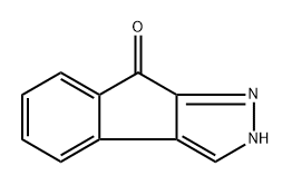 茚并[2,1-C]吡唑-8(2H)-酮, 165686-44-2, 结构式