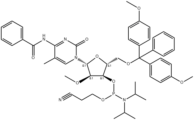 166593-57-3 2'-OME-N6-BZ-5-ME-C 亚磷酰胺单体
