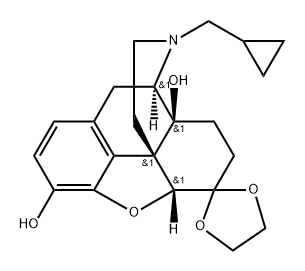 Naltrexone Ethylene Ketal, 16676-32-7, 结构式