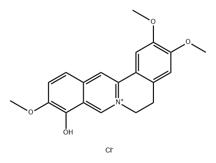 Palmatrubine Chloride 结构式